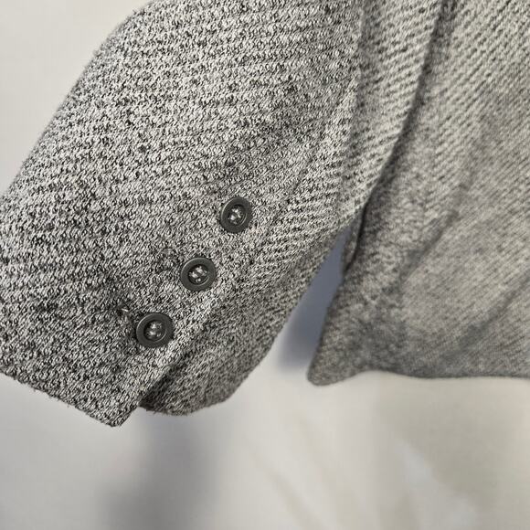 BlankNYC Open-Front Blazer Gray, Textured, Size L - Picture 8 of 12